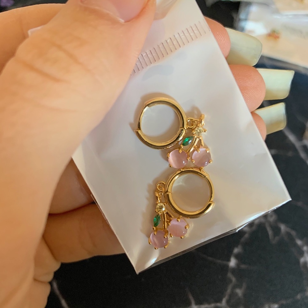 Cherry Earrings - Picture 2 of 4